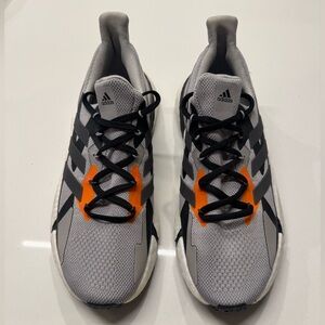 Size 9.5- Adidas X9000L4 Grey Night Metallic Sneakers Athletic Shoes